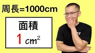 有沒有一個長方形周長是1000但面積只有1？