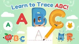 How to Write Letters for Children - Teaching Writing ABC for Preschool - Alphabet for Kids