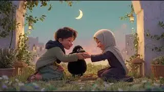 Baa Baa Black Sheep 🐑 | Islamic Kids Song | Learn Sharing & Caring | Little NOOr Kids