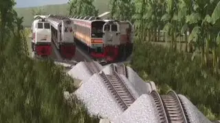 The Train Passes The Anti Sleepy Rail And Forks. YouTube video. BeamBN star