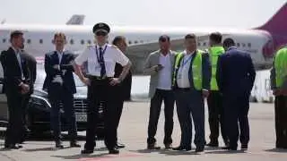 Встреча нового Boeing 737-800