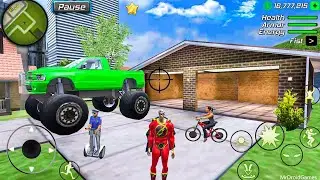 Amazing Power-hero Vegas Town Simulator -  Monster Truck Drive  - Android Gameplay