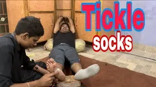 ASMR Tickle on Feet with Socks 👣 | Soft Sock Tickle Sounds