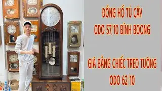 Đồng hồ tủ c&acirc;y &ocirc;ng sư odo 57/10 gi&aacute; bằng odo 62/10 tại sao kh&ocirc;ng chơi? #donghoconco #quốcthư #odo57