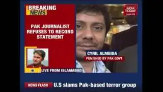 Pak Journalist Cyril Almeida Refuses To Record His Statement
