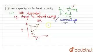 Explain the following terms:  (a) System, surroundings  (b) State function  ( c) Heat