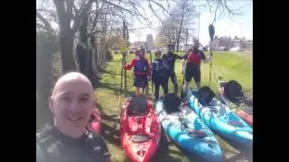 Kayaking River lagan 2018