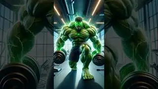 Gym trainer hulk🤯 #trending #shorts #spiderman #hulk #hulkcartoon #explainwithmuntaha #spiderman #ai