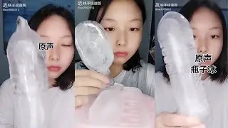 HARD ICE ASMR/ICE EATING COMPILATION/HARD CLEAR ICE/CRUNCHY ICE EATING