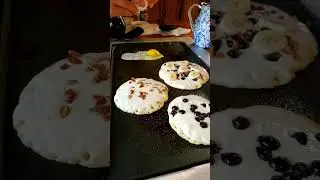 Cook your own pancake breakfast at your table at Old Spanish Sugar Mill. DeLeon Springs State Park