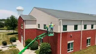 Unbelievable Transformation! You Won't Believe What This Soft-wash Did to Our Local School!