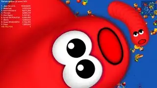 Little Worm Vs Giant Worm - Worms Zone Best Moments #11