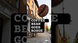 Coffee Bean Goes Rogue, Flies to Space #grokimagine #funnyshorts #spaceexploration