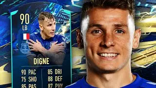 WORTH THE COINS? 🤔 90 TOTS MOMENTS DIGNE PLAYER REVIEW - FIFA 21 ULTIMATE TEAM