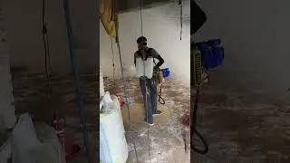Thermal Fogging.     #chicken #poultry #construction