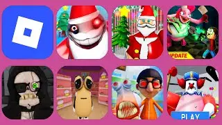 ROBLOX.Escape Christmas Mr Yummy's Supermarket Obby!NICHE APPLE'S PRISON RUN!.ROBLOX HARAD MODE