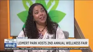 Nina Womack, founder of Let's Be Whole appears on Spectrum News 1