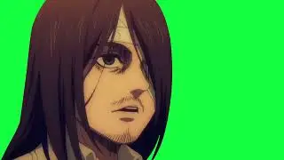 Eren Attack On Titan Anime Green Screen Pack