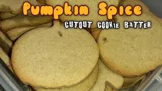 Pumpkin Spice Cutout Cookie Batter