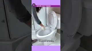DON'T MIX Toilet Bowl Cleaner and Bleach