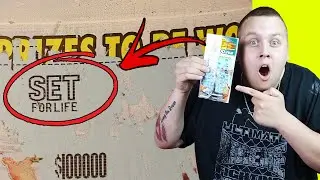 We Found The SET FOR LIFE Symbol! Lottery Ticket Scratching BIG WIN?