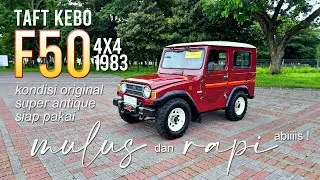 MULUS DAN RAPI ABIS!! Taft Kebo F50 4x4 th 1983 Kondisi Original super antik!! Tinggal pakai!! Joss