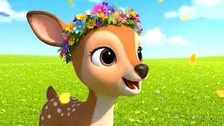 Where Did Baby Deer Hide the Flower Crown | Kids Nursery Rhyme | Toddler Songs