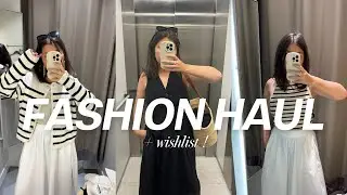 COS & HM FASHION TRY-ON HAUL + SUMMER WISHLIST !