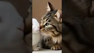 Cat & Rabbit Best Friends | Cutest Animal Duo 🐱🐇