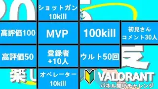 【#valorant 】 夏の企画!🌻パネル開けチャレンジ!part4 #新人vtuber