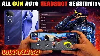 VIVO T4R 5G 😱 ALL GUN AUTO HEADSHOT SENSITIVITY 🔥 NO MISS