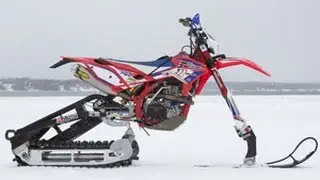 2 Moto Snow Bike, Beta 498 RR 2-Moto Track Conversion, 3 Seas Recreation Build