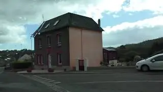 Driving From 22160 Callac To 22160 Saint Servais, C&ocirc;tes d'Armor, Brittany, France 10th May 2018