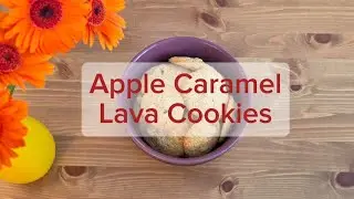 Apple Caramel Lava Cookies. Cozy Autumn Treats.