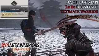 Dynasty Warriors: ORIGINS | PC | Ultimate Warrior | Lu Bu Boss Fight using Training Sword Only