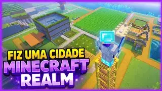 CIDADE NO MINECRAFT REALMS DO NARUTO RP! 