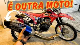 COMO TROCAR O ESCAPAMENTO CRF 230 - O PRIMO ROIA