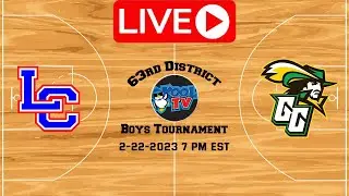 Greenup County vs Lewis County Boys Basketball 63rd District Tournament