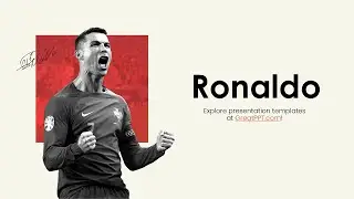 Free Cristiano Ronaldo PowerPoint Template & Google Slides Theme by GreatPPT