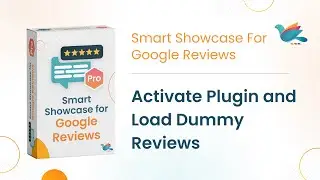 Plugin Activation + Dummy Setup in WordPress | Smart Showcase for Google Review Demo