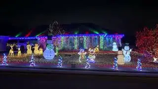 Christmas Decorations at Homes in America | Christmas Lights| Christmas 2025 | Decoration| Fireworks