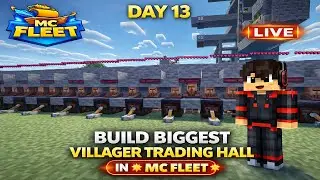I'M BUILD BIGGEST Villager Hall & Earning Money🔴 MC FLEET 🔴On Day 13? @GamerFleet