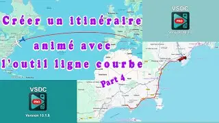 VSDC Pro- Comment cr&eacute;er un itin&eacute;raire anim&eacute;