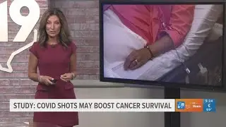 STUDY: COVID shots may boost cancer survival