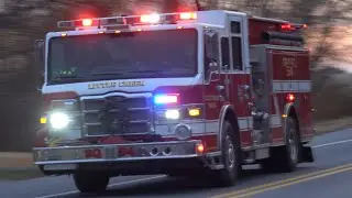 Little Creek Fire Company Squad 54 Responding