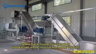 Black Soldier Fly household food kitchen waste disposal equipment solution#blacksoldierfly
