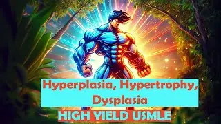Hyperplasia, Hypertrophy, and Dysplasia Pathology  High-Yield USMLE Step 1 explained Pathophysiology