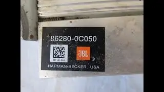 Toyota Sequoia JBL Radio Amplifier location