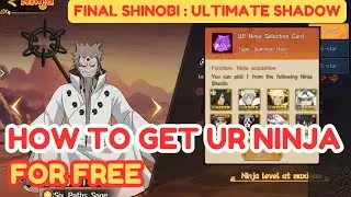 HOW TO GET UR NINJA FOR FREE | FINAL SHINOBI : ULTIMATE SHADOW