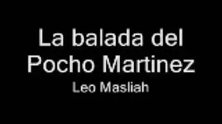 Leo Masliah - Balada del Pocho Martinez
